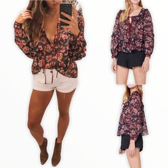 STEVIE MAY Floral Boho Top - Picture 14 of 16